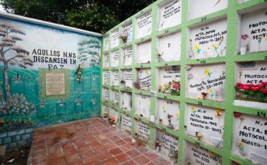 Pabellón de No Identificados en el Cementerio Central de Cúcuta. 616 esqueletos permanecen en el Cementerio Central de Cúcuta sin ser identificados. Mario Franco