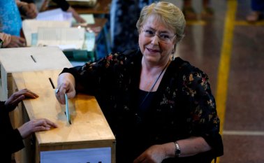 Michelle Bachelet, presidenta de Chile. AFP