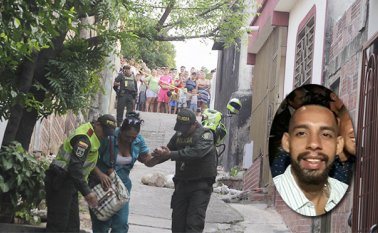 El cadáver de William Alberto quedó tendido a un costado de la calle 16 con avenida quinta del barrio Santa Teresita, en la ciudadela La Libertad.  Cristian Herrera