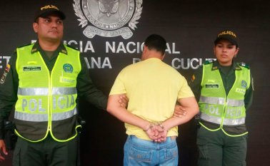 El capturado fue dejado a disposición de la Fiscalía y se espera que en las próximas horas sea enviado a la cárcel de la ciudad. Policía Nacional
