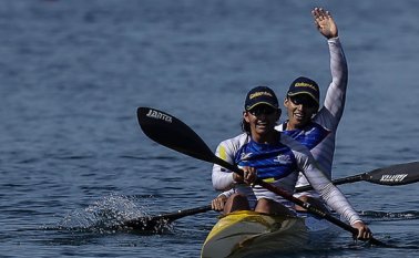 Campeonato de Canotaje en los Juegos Bolivarianos.