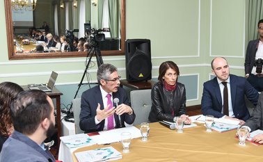 El Consejo Privado de Competitividad presentó este jueves el Índice Departamental de Competitividad 2017 en las instalaciones de la Universidad del Rosario, en Bogotá. Luis Enrique Sierra