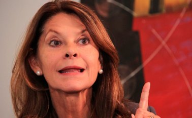 Las reacciones de la candidata presidencial se dan después de que los expresidentes anunciaran que quieren participar en la campaña electora del 2018 con un candidato que los represente. Colprensa