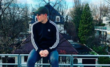 Sobre lo ocurrido a James Rodríguez, "falta por conocer el diagnóstico definitivo de los médicos"m según el Bayern. Tomada de Twitter