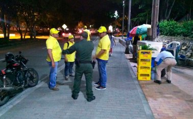 La Secretaría de Gobierno está haciendo visitas a estas casetas que van a cumplir un año de estar siendo utilizadas por los vendedores . Cortesía