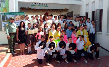 Un grupo de 40 estudiantes del Instituto Técnico Industrial recibió la formación durante el año y recibió diploma como guardianes del patrimonio. Cortesía