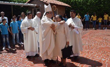 El acto de despedida se hizo a través de una eucaristía con presencia del Obispo de Cúcuta. Cortesía