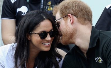 Enrique de Inglaterra y Meghan Markle. AFP