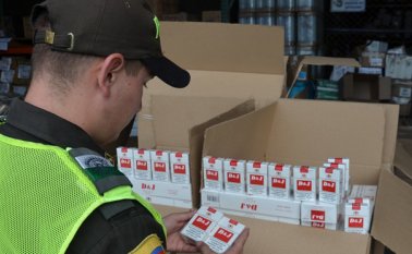 Los productos decomisados de contrabando en Colombia durante 2017 suman $7.500 millones. Archivo
