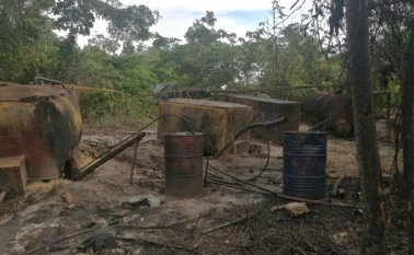 Las autoridades hallaron diferentes aparatos y estructuras. Cortesía