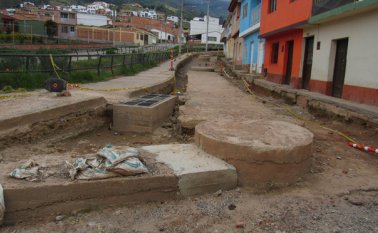 El proyecto tiene un avance del 33 por ciento y a las familias les preocupa la lentitud con que se están haciendo los trabajos. Roberto Ospino