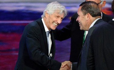 José Néstor Pékerman, director técnico de la Selección Colombia. AFP