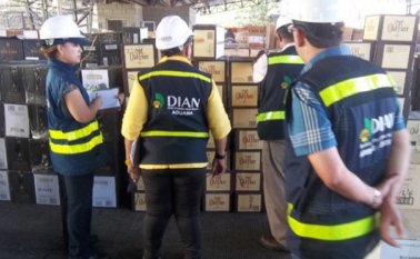 En total, fueron decomisados 14 contendedores en el puerto de Buenaventura. tomada de asosec.co