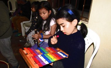 Los niños harán una presentación el próximo 15 de diciembre. Roberto Ospino