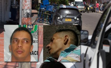 Javier Vera Flórez quedó muerto sobre el andén. Frank Lennon Vargas Estrada fue baleado detrás del carro. Juan Pablo Cohen