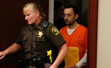 Nasser fue despedido en 2016 de USA Gymnastics, la entidad que entrena a deportistas olímpicos. AFP