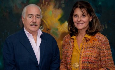 "Ella es una mujer fuerte y valiente, confiable y coherente, con la capacidad y la experiencia para gobernar a Colombia", dijo Pastrana (izquierda) sobre Ramírez (derecha). Colprensa