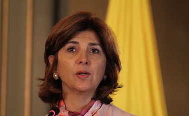 María Ángela Holguín, canciller de Colombia. Colprensa