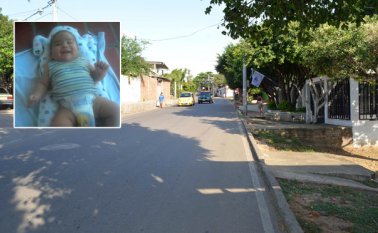 En esta calle de Belén fue donde un taxista arrolló a la joven madre con su bebé. Edinsson Figueroa