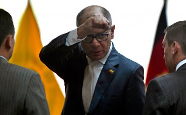 Glas, de 48 años, pasó a ser el funcionario en activo de mayor rango en América Latina en ser sancionado por la trama de coimas de Odebrecht. AFP