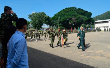 La ceremonia se cumplió en el Cantón San Jorge, en Cúcuta. Cortesía