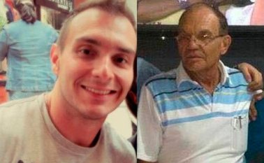 Padre e hijo viajaban en una camioneta Nissan de placas HMT307, color blanco, que fue dejada abandonada a un costado de la arteria vial. Archivo