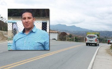 En el acciedente falleció el cabo segundo Cristian Pérez Duitama. Archivo particular