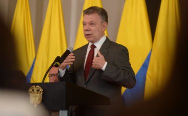 Juan Manuel Santos, presidente de Colombia. Colprensa