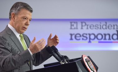 Presidente de Colombia, Juan Manuel Santos. Archivo