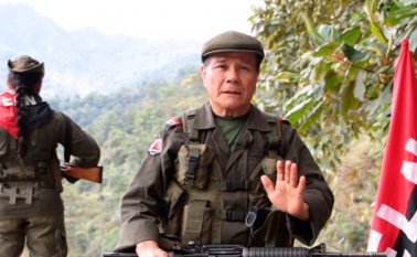 Gabino, máximo líder del Eln, dirigió el mensaje al jefe de la Misión de Verificación de la ONU, Jean Arnault. Archivo