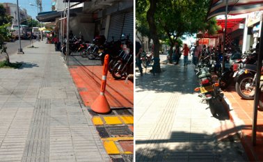 La reincidencia en la invasión del espacio público acarrea una multa de $98.360. Leonardo Oliveros