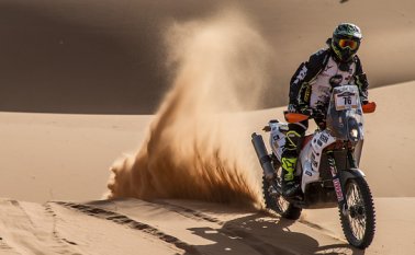 El motociclista colombiano Santiago Bernal será el único colombiano en moto, en la edición 2018 del Rally Dakar. Colprensa
