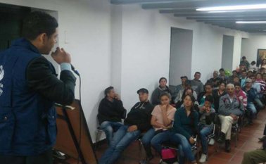 Los agricultores plantearon temas relacionados con proyectos en donde los ejecutores no les han cumplido con la totalidad de los elementos, materiales e insumos. Cortesía