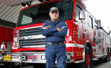 El 10 de agosto de 1969 ingresó al Cuerpo de Bombreros de Cúcuta, como voluntario. Mario Franco
