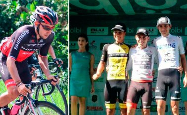 Cardona hizo un tiempo de 4 horas, 12 minutos y 2 segundos, en el recorrido entre Belén, provincia de Heredia y la oriental provincia de Limón. Twitter @TEAMGWSHIMANO