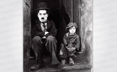 El discurso de ‘El Dictador’ ha sido visto 30 millones de veces en Youtube -una cifra inimaginable para una película de 1940. Chaplin y Jackie Coogan se ven en esta foto de la películan de 1921, 'The Kid'. Archivo