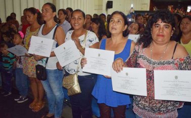 Las mujeres se formaron a través del Sena y ya obtuvieron su diploma de acreditación. Cortesía