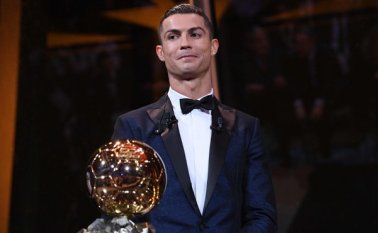 El delantero portugués ganó la pasada temporada cinco títulos con el Real Madrid, entre ellos la liga española y la Champions League europea. AFP