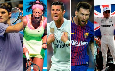 Federer logró este reconocimiento por cuarta vez y se acercó al atleta jamaicano Usain Bolt, quien lo ha obtenido seis veces. Archivo