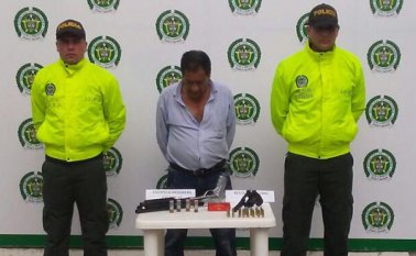 José Antonio Suescún Forero, capturado por la Policía, es conocido como 'El Viejo'. Cortesía Policía