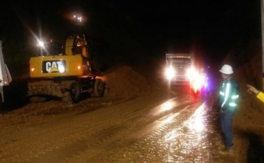 Vía Medellín-Santa Fe de Antioquia, sector La Aldea. Colprensa