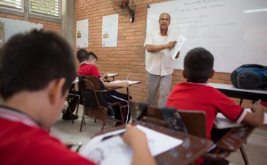 El gobernador William Villamizar está dispuesto a hacer las inversiones necesarias para ofrecer una formación en las mejores condiciones, según Fabiola Cáceres, secretaria de Educación. Archivo