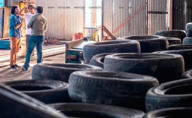 Hasta el año pasado, la empresa recicló unos 20.000 kilos tanto de residuos textiles como de neumáticos. Xinca.com.ar