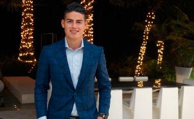 Por estos días, James Rodríguez trabaja con su equipo Bayern en Doha. Tomada de Twitter