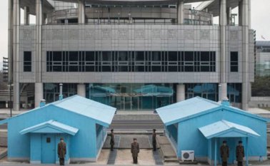 Casa de la Paz de Panmunjom, donde Corea del Sur ha propuesto celebrar la reunión intercoreana. AFP