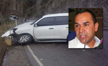 Los ocupantes sufrieron leves heridas, sin embargo, fueron trasladados al hospital de Ocaña. Cortesía