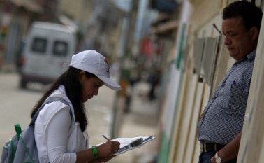 En abril iniciará la etapa en la que se realizarán las encuestas puerta a puerta. Colprensa