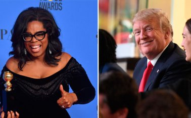 El apasionado discurso de Winfrey el domingo en la gala de los Globos de Oro al recibir un premio honorífico reavivó rumores sobre una eventual candidatura presidencial. AFP
