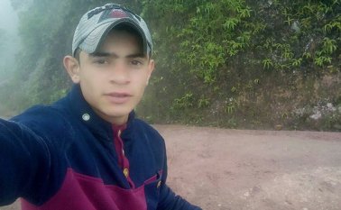 La víctima es Andrey González Delgado, de 18 años de edad y oriundo del municipio de San Calixto. Cortesía