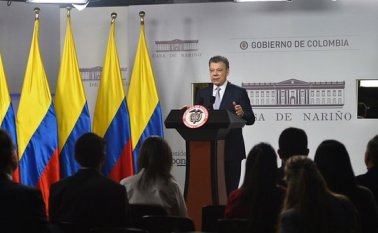 Presidente Juan Manuel Santos. Colprensa